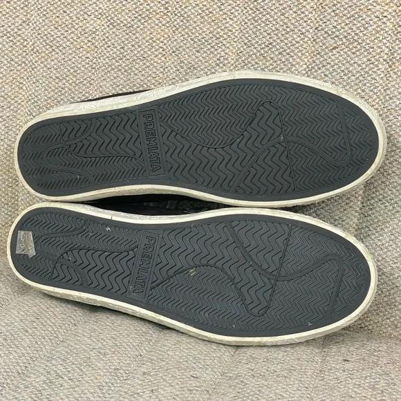 PREMIATA Black suede Women's "Steven" Sneakers, sz 40 (US 9) - Picture 7 of 8